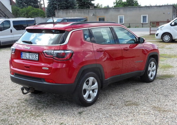 Jeep Compass cena 79900 przebieg: 106000, rok produkcji 2018 z Białystok małe 211